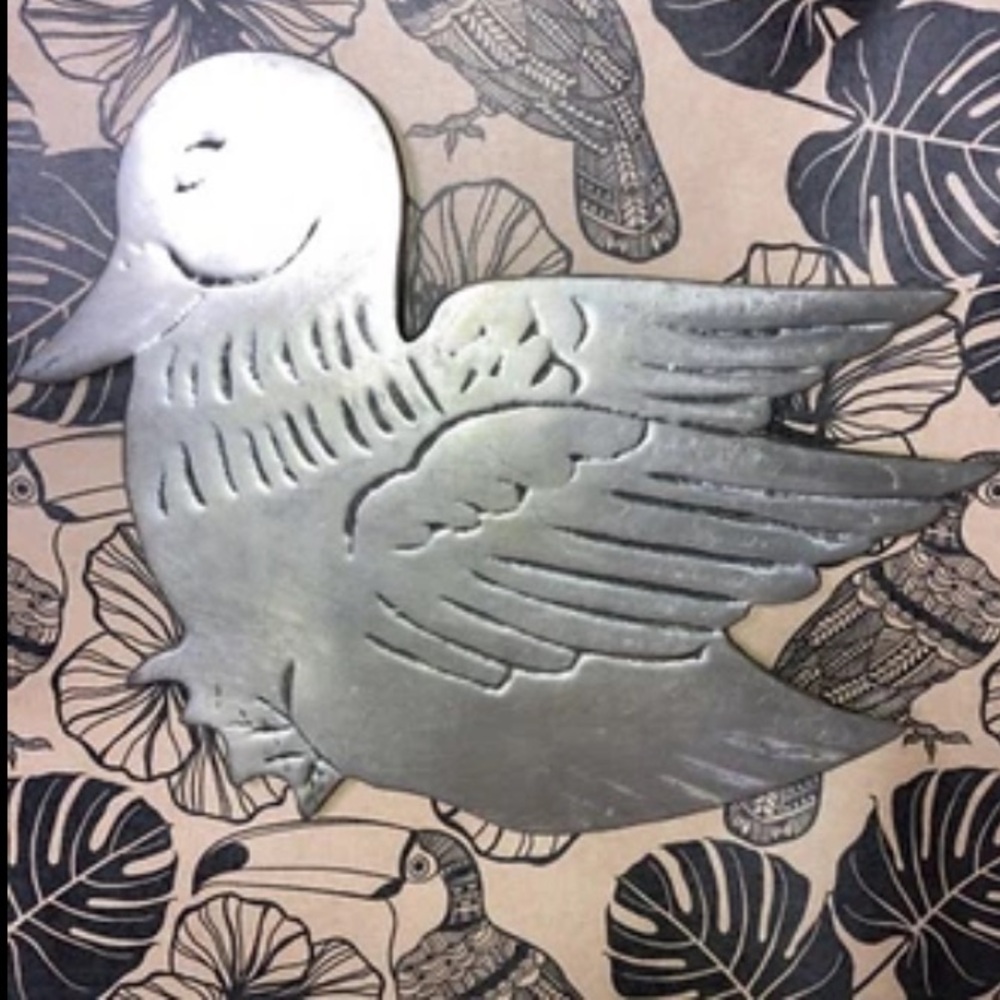 Vintage Mid Century Modern MCM Fowl Duck Trivet - Picture 11 of 11